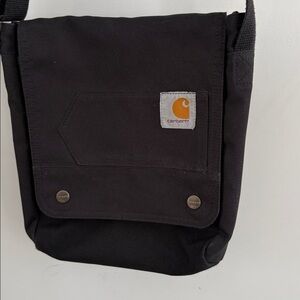 Carhartt Black crossbody snap Bag adjustable strap
